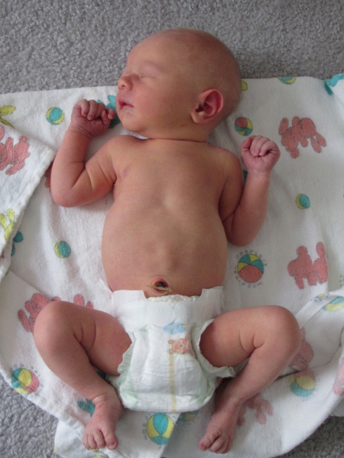 Todd at 2 days old - August 23, 2014